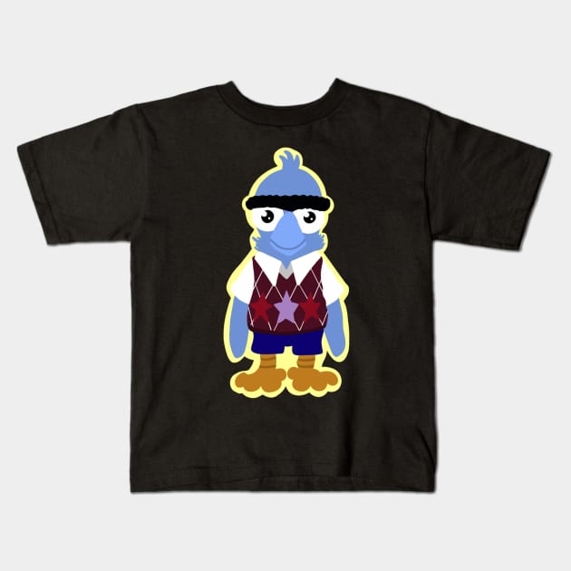 Baby Sam Eagle Kids T-Shirt by jasmineclarino